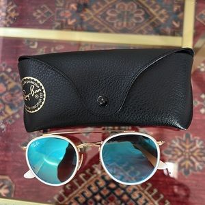 Mens Ray-Ban RB3647N Round Double Bridge Sunglasses